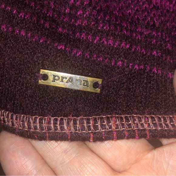 Prana ladies wool mix hooded sweater size small - Picture 4 of 8